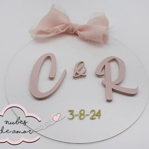 Porta alianzas transparente